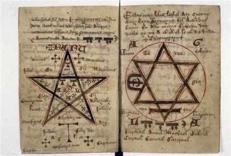 Occult spell manuscript
